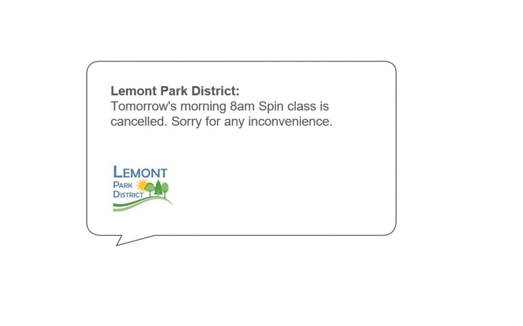 Lemont Park District 1 CloseBy Text